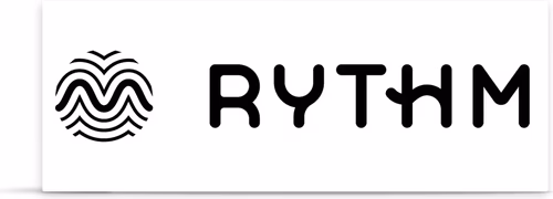 Rhythm cannabis brand logo. Available at Leafology